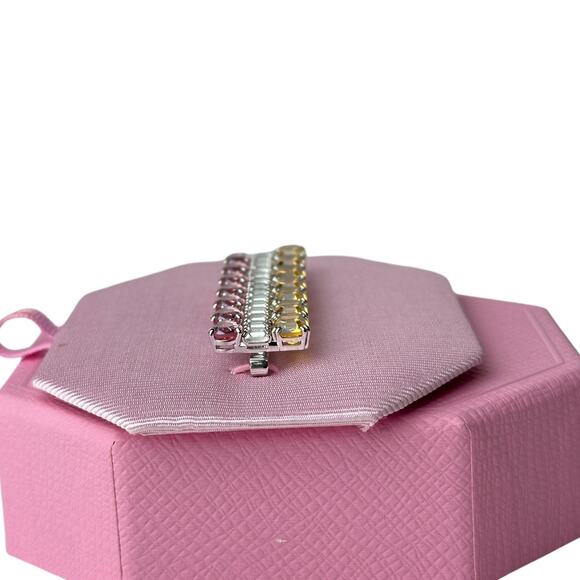 Swarovski Hair clip Mixed cuts, Rectangular shape, Multicolored Hair Accessories main image 5